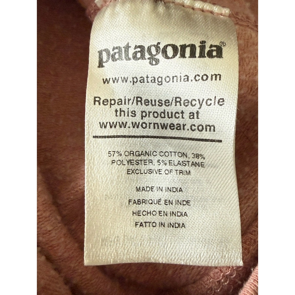 Patagonia 2 Pastel P-6 Label Ahnya Crew Sweatshirt Lot Women's Small Pink Blue - Picture 5 of 6